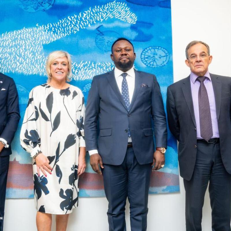 Les ministres Patrick Muyaya et Samuel Mbemba reçus à Bruxelles par des parlementaires européens dont Hilde Vautmans