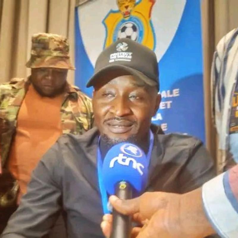 Le nouveau président de la Linafj Trésor Lualua. [Photo d'illustration]