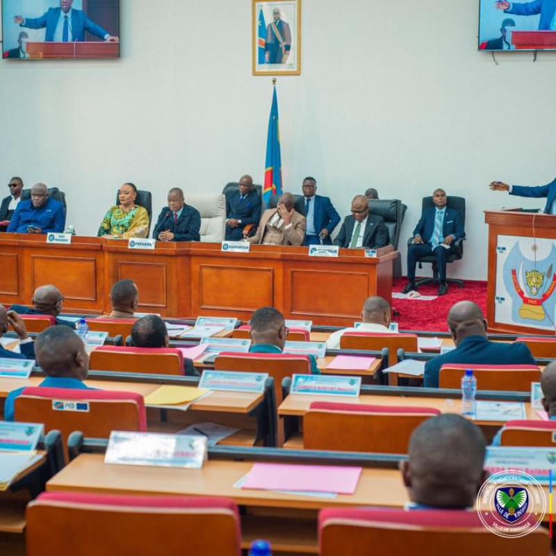 Plénière au sein de l’Assemblée provinciale de Kinshasa