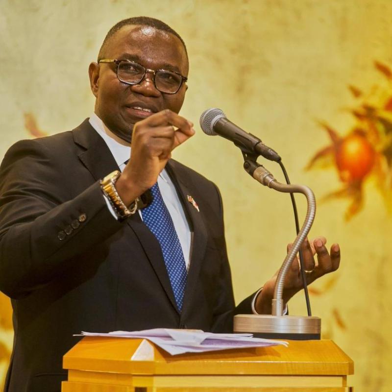 Julien Paluku Kahongya, ministre du Commerce extérieur en RDC