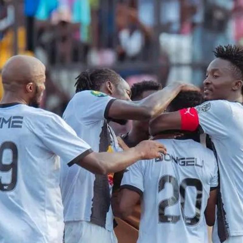 Les joueurs du TP Mazembe en pleine célébration d'un but au Stade Tata Raphaël. [Photo d'illustration]