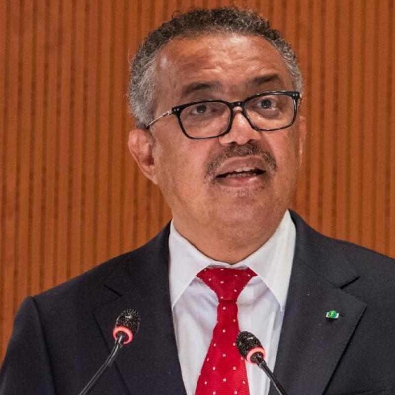 le directeur général de l’organisation, Tedros Adhanom Ghebreyesus