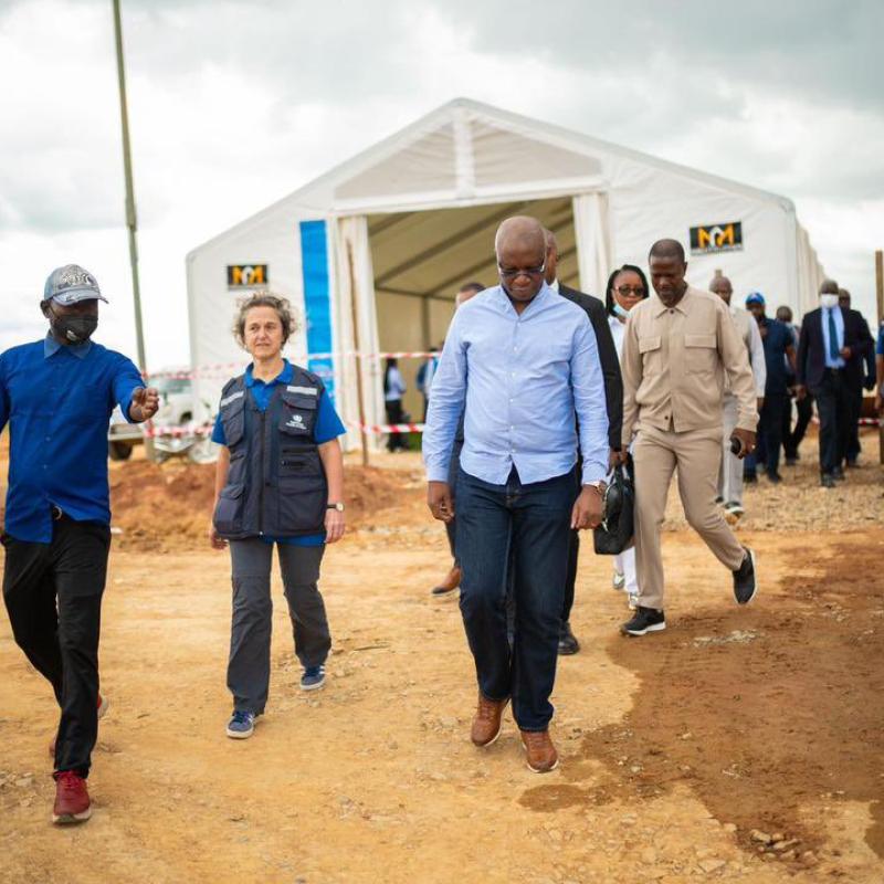 Le ministre de la Santé Roger Kamba lors de son arrivée à Bunia [photo d'illustration]