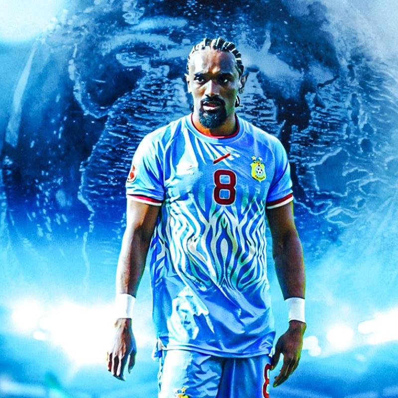 La photo de Samuel Moutoussamy accompagnant sa convocation à la Coupe du Monde 2026 avec les Léopards de la RDC