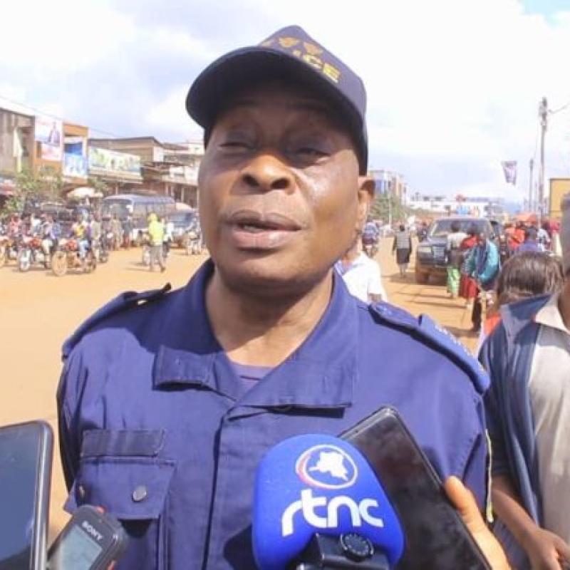 Le maire policier de Butembo, Mowa Baeki Telly Roger [photo d’illustration]