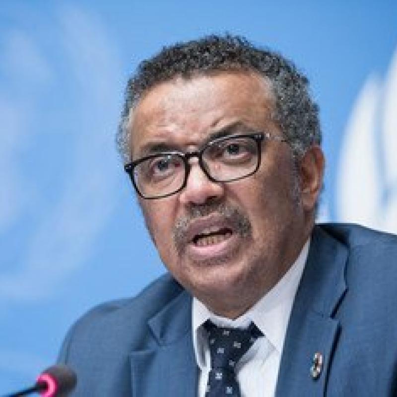 Le Dr Tedros Adhanom Ghebreyesus, Directeur général de l’OMS