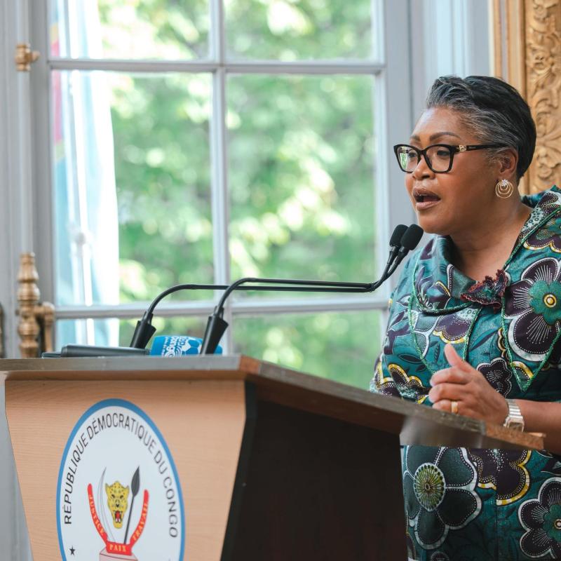 La Première ministre Judith Suminwa à Paris [photo d’illustration]