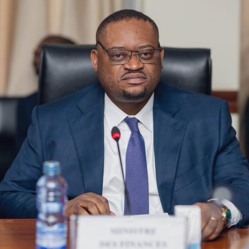 Le ministre des Finances Doudou Fwamba [photo d'illustration]
