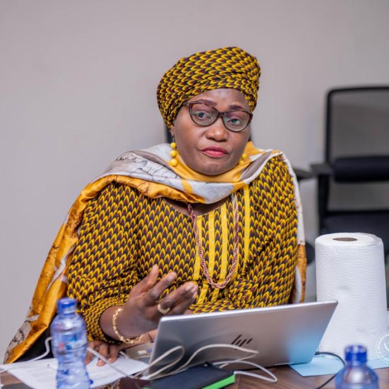 Clarisse PHOLA TEDIKA Secrétaire Permanente Provinciale du Corps des Assistants Sociaux ville de Kinshasa