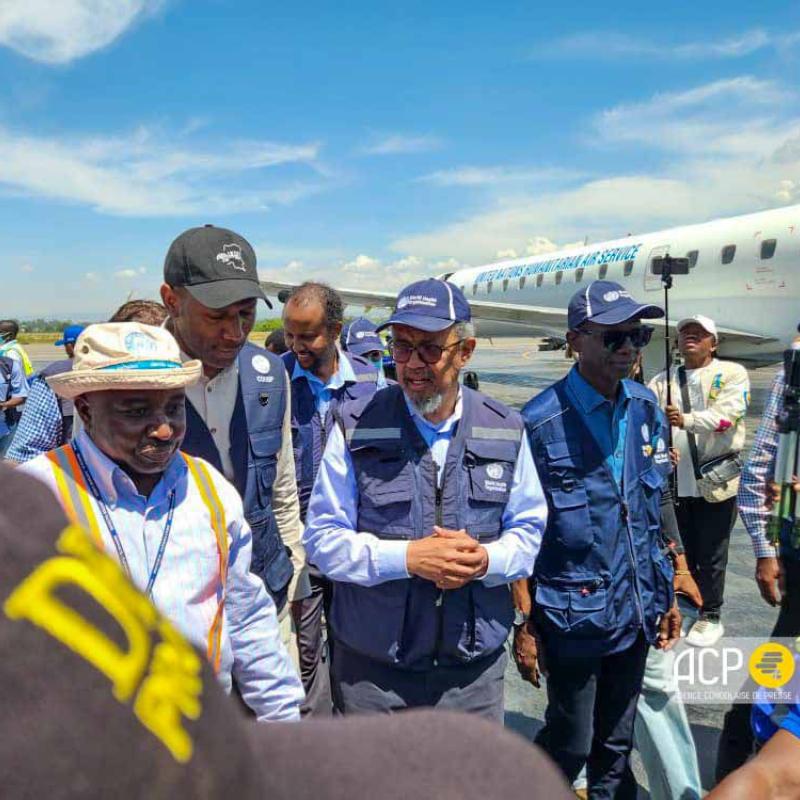 Le DG de l'OMS, Tedros Adhanom est arrivé à Bunia avec son équipe [photo d'illustration]