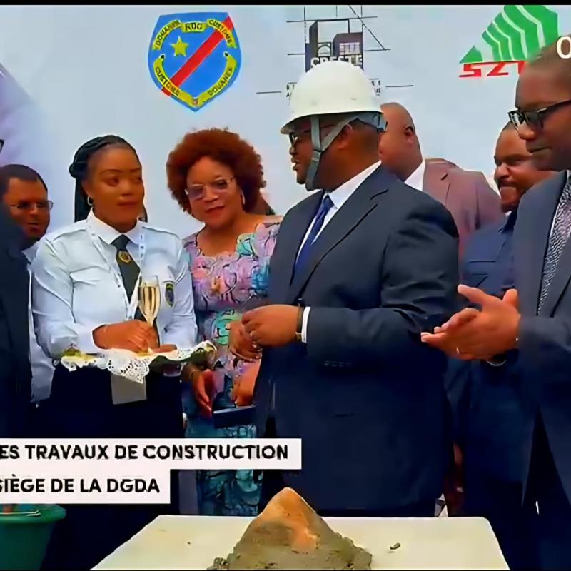 Le ministre des Finances Doudou Fwamba lance les travaux de construction du nouveau siège de la DGDA [photo d’illustration]