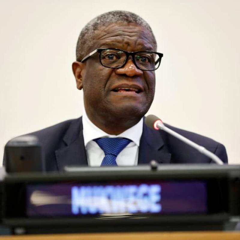 Le Prix Nobel de la paix, Denis Mukwege [ photo d'illustration ]