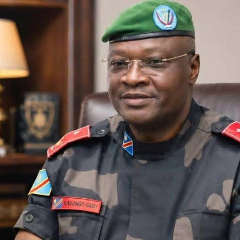Le Général-Major Kasongo Mulumba Gaby, nouveau gouverneur de l’Ituri