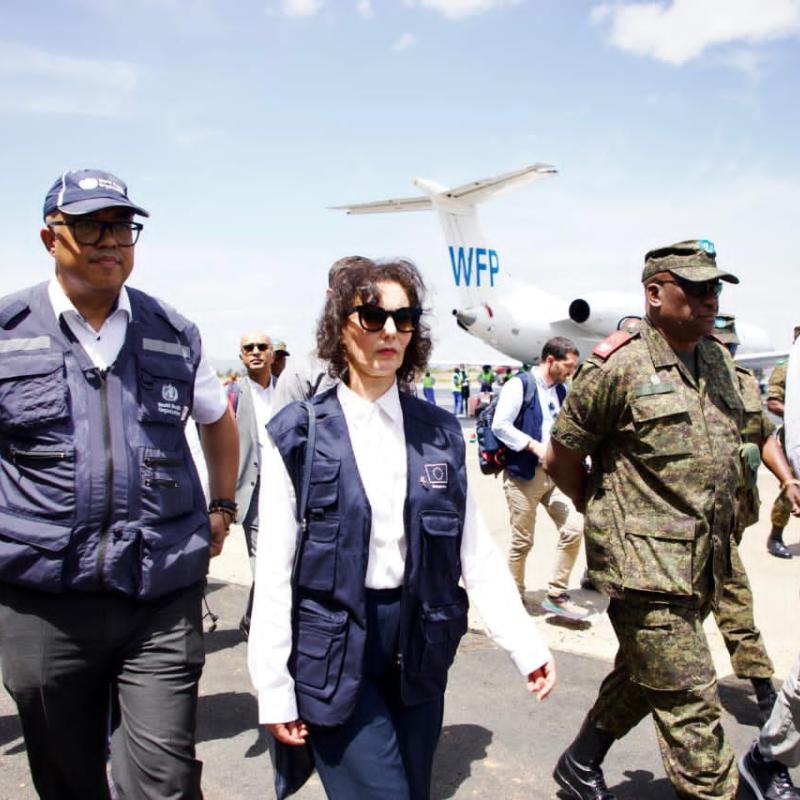 Arrivée à Bunia de la commissaire européenne Hadja Lahbib [photo d'illustration]