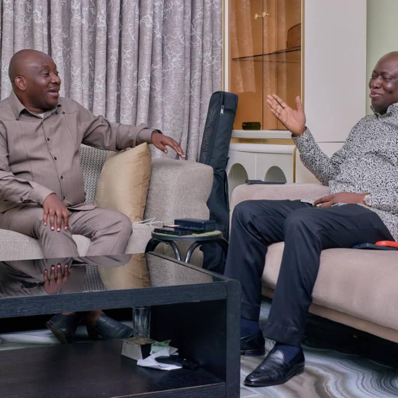 Fructueux échanges entre Jules Mulindwa et Augustin Kabuya