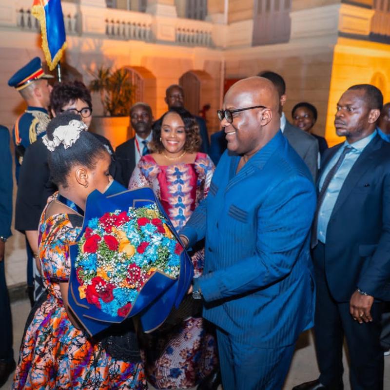 Le chef de l'État Félix Tshisekedi accueilli mardi 09 juin au Caire, capitale de la République arabe d' Egypte.