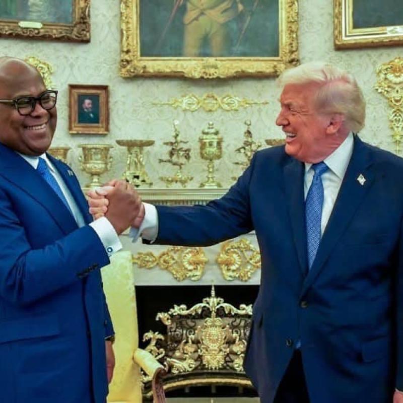 Félix Tshisekedi et Donald Trump 