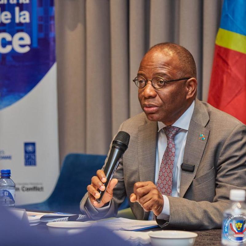 Le ministre d'Etat, ministre de la Justice, Guillaume Ngefa [photo d'illustration]