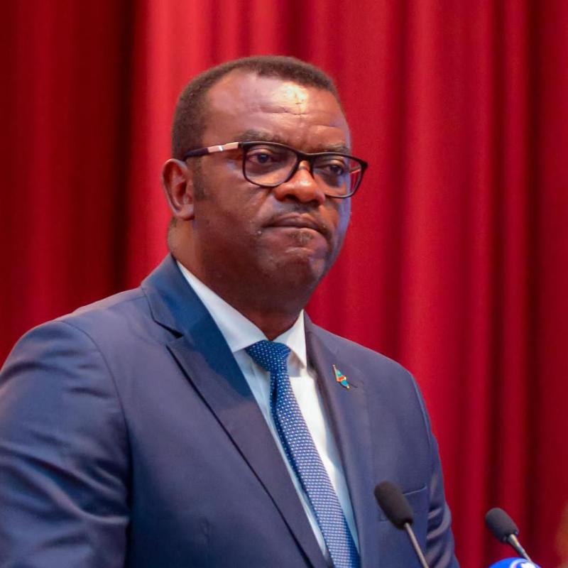 Le VPM Jean-Pierre Lihau devant la représentation nationale, samedi 13 juin 2026