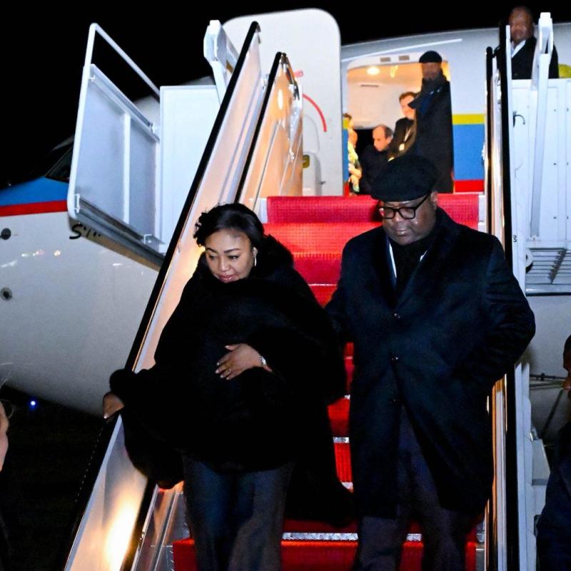 Félix Tshisekedi et son épouse Denise Nyakeru.