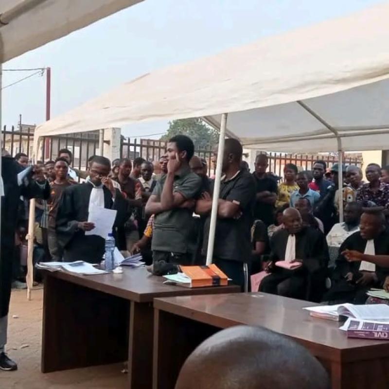 Les avocats en pleine audience foraine au gouvernorat du Kasaï