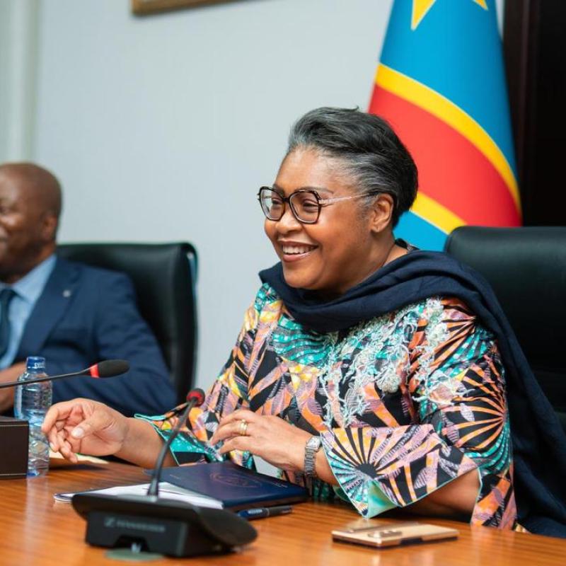 La Première Ministre, Cheffe du Gouvernement de la RDC, Judith Suminwa Tuluka