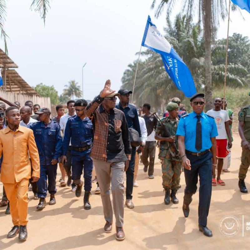 Le VPM de l'économie nationale Daniel Mukoko Samba, arrivé à Boende [photo d'illustration]