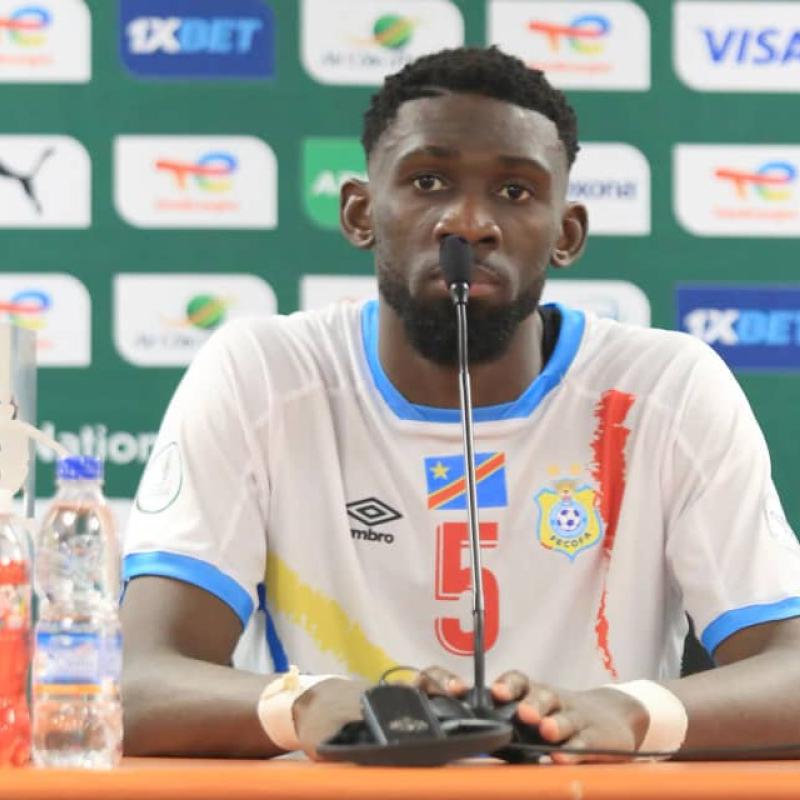 Dylan Batubinsika, défenseur de la RDC [Photo d'illustration]