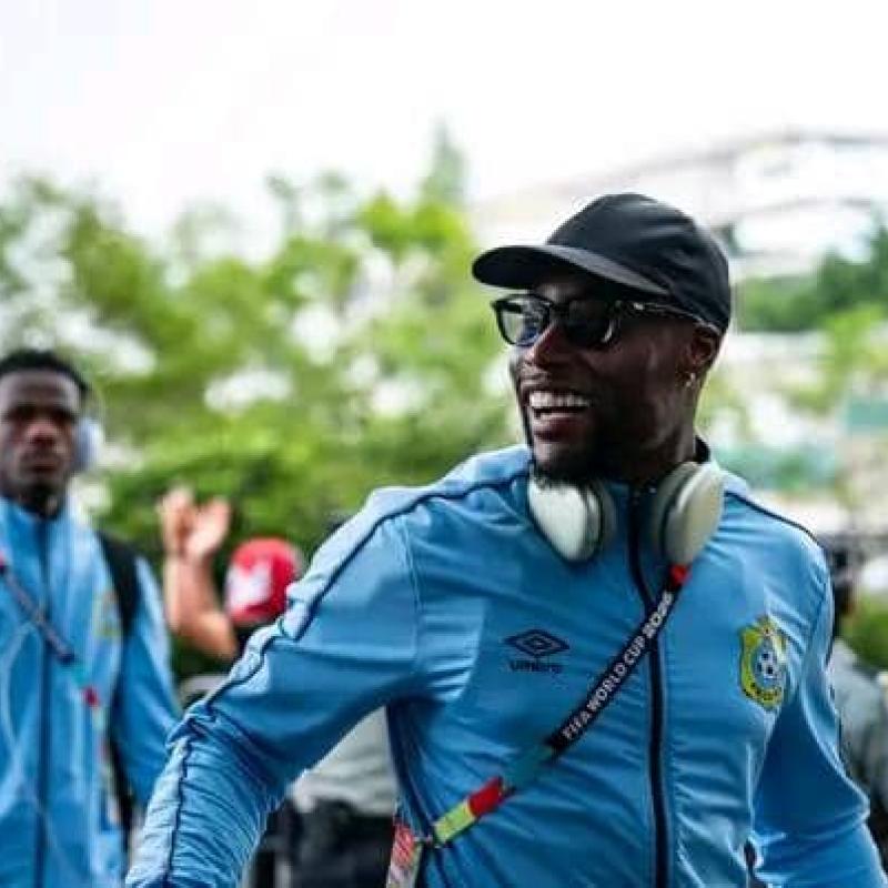 Lionel Mpasi et Matthieu Epolo lors de l'arrivée à Guadalajara. [Photo d'illustration]