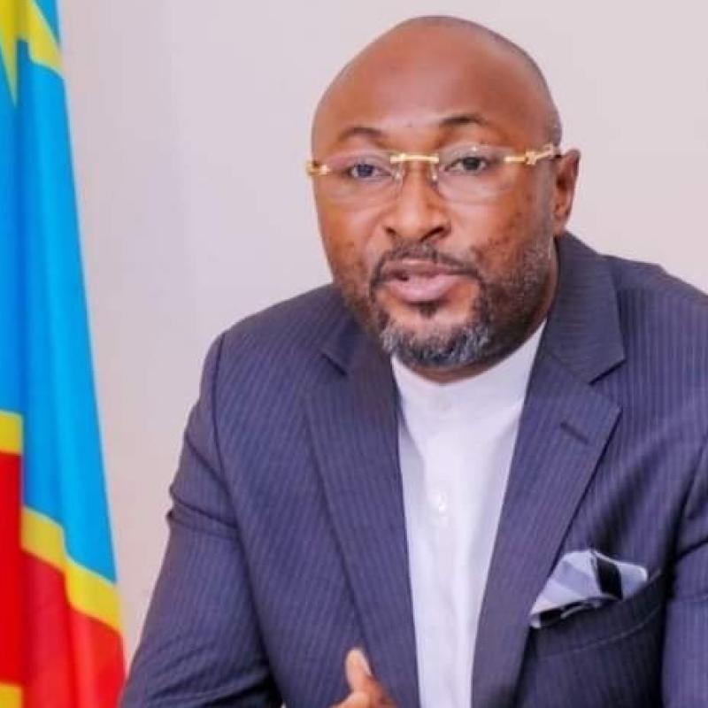 Jésus-Noël Sheke, ministre en charge du Plan, du Budget, de la Fonction publique, de l’Emploi, du Tourisme, des Transports et de la Mobilité urbaine, dans la ville-province de Kinshasa