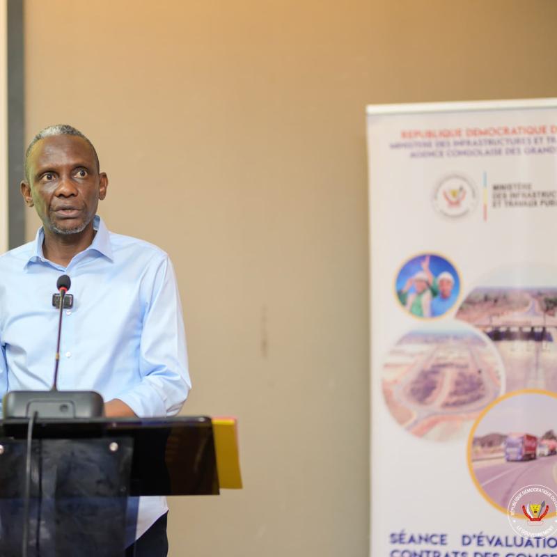 John Banza Lunda, ministre des Infrastructures et Travaux publics en RDC [photo d'illustration]