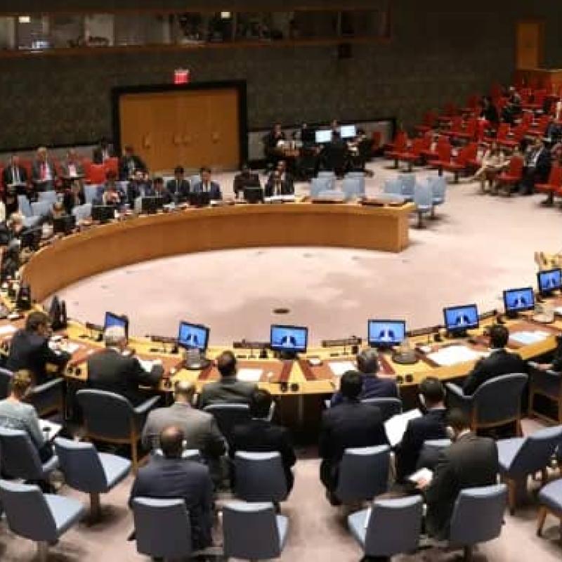 La salle du Conseil de sécurité de l'ONU à New-York.