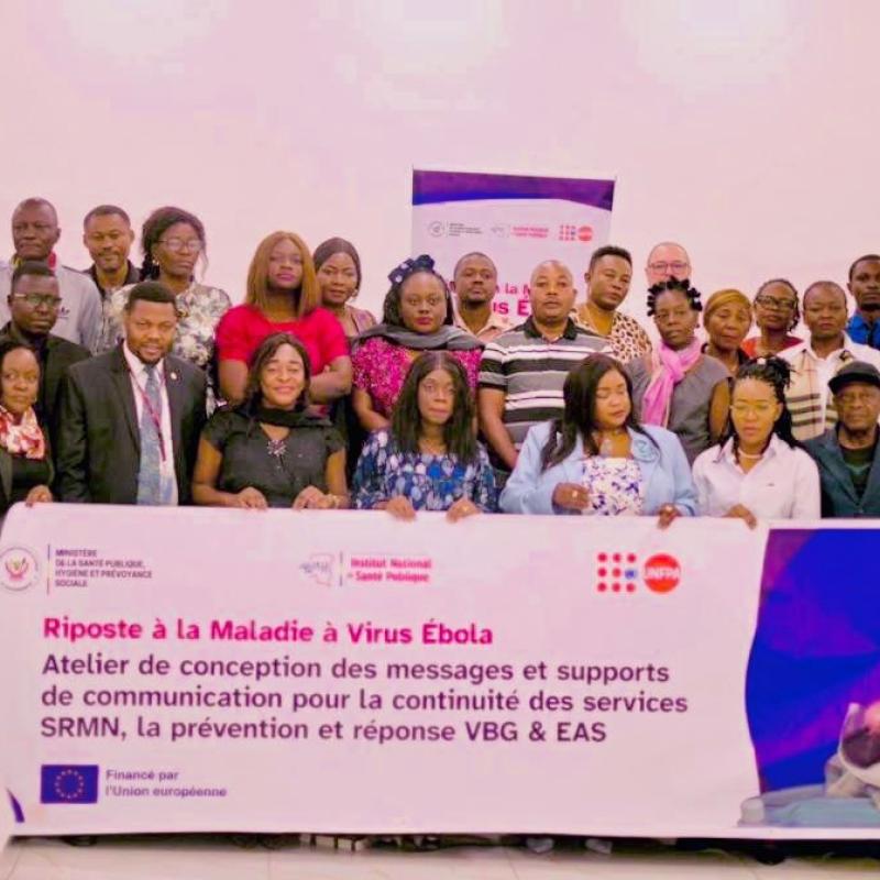 Les participants à l'atelier organisé par l'INSP à Kinshasa