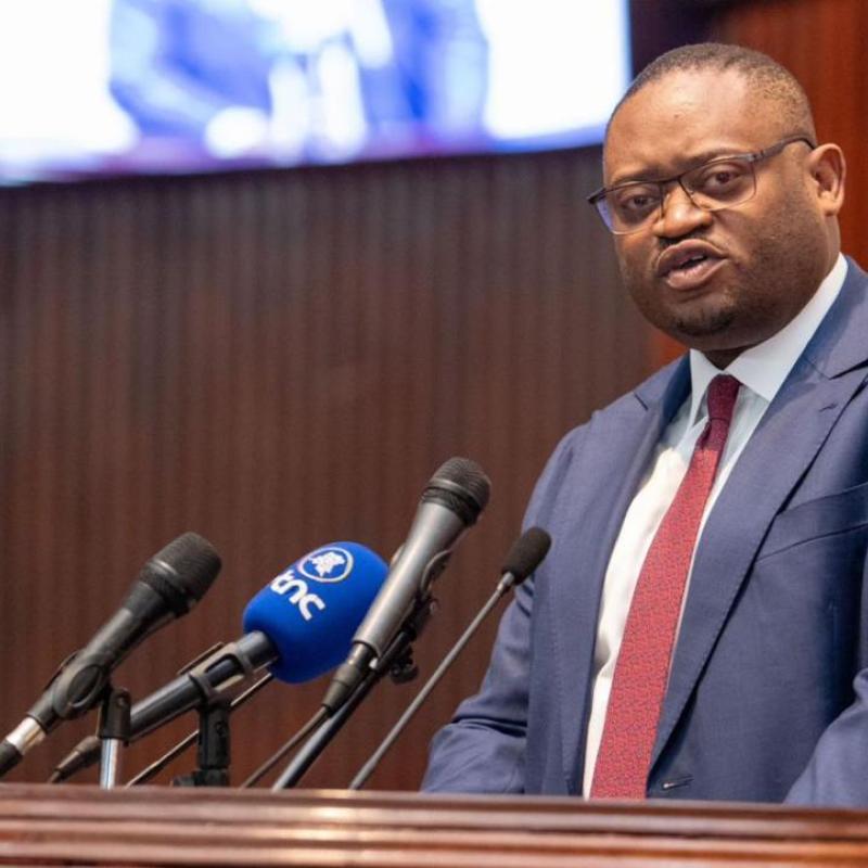 Le ministre des Finances Doudou Fwamba [photo d'illustration]