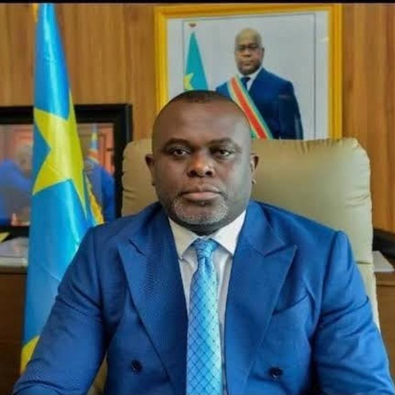 Blanchard Mongomba, Directeur de cabinet du VPM du Budget et Secrétaire général du parti politique Nouvel Élan