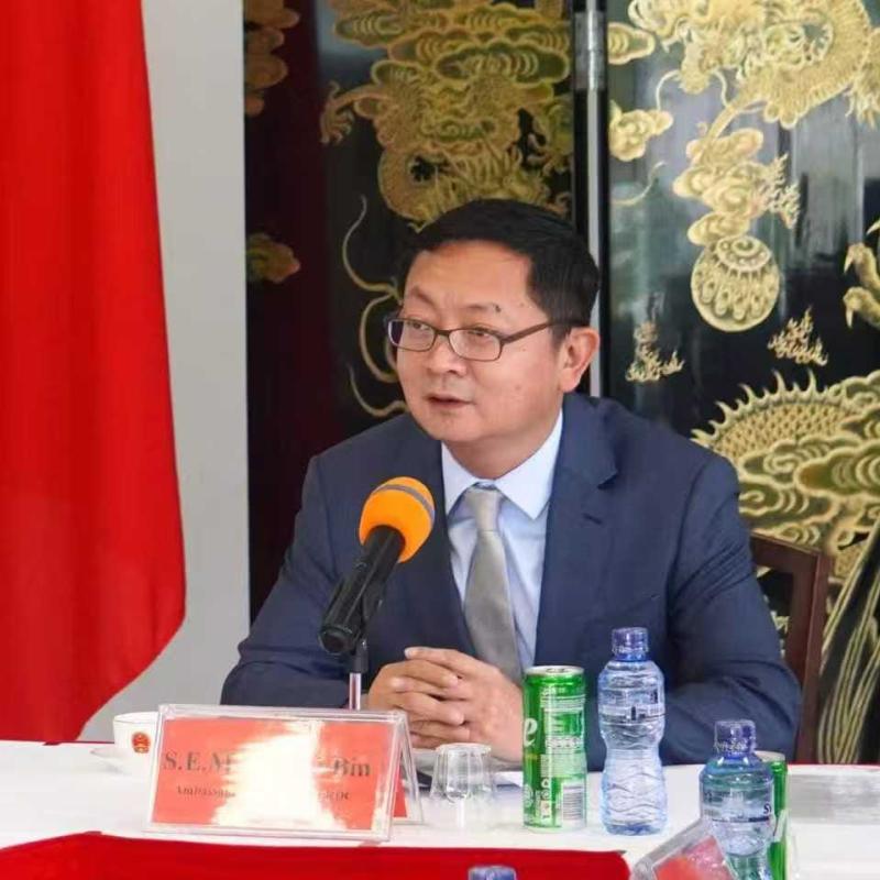 L’ambassadeur de la Chine en RDC,  Zhao Bin