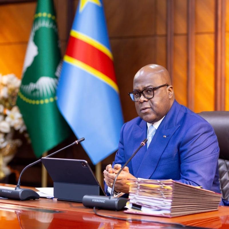 Le Président Félix Tshisekedi lors de la réunion du conseil des ministres [photo d'illustration]