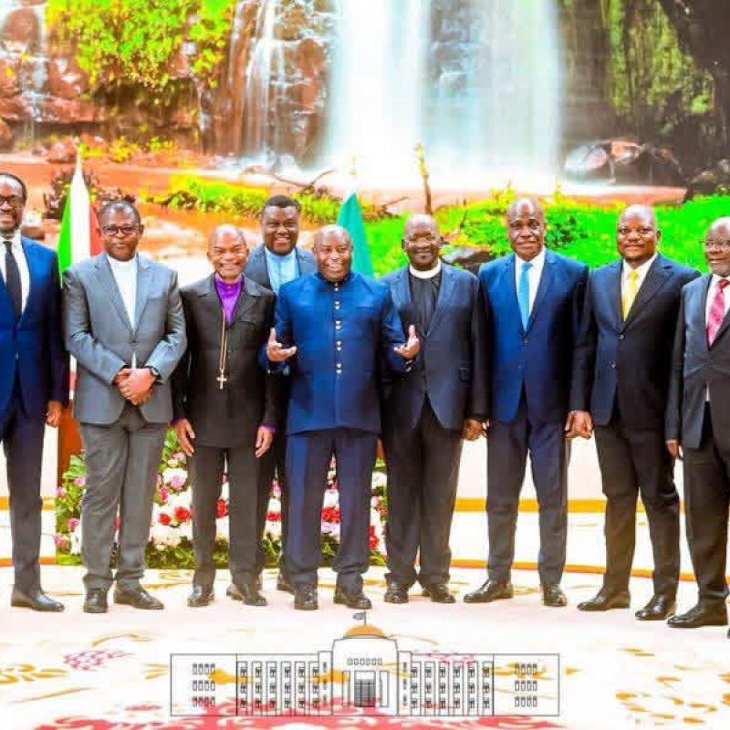 Des leaders politiques religieux congolais chez le président Burundais, Evariste Ndayishimiye