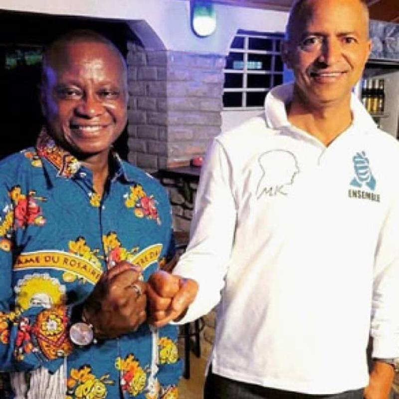 Chérubin Okende et Moïse Katumbi [photo d'illustration]