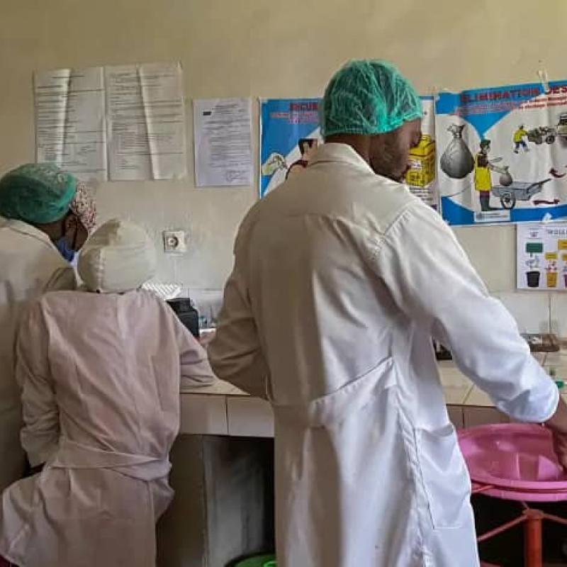 Des médecins congolais en plein travail [photo d'illustration]