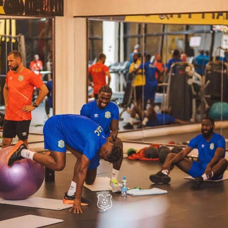 Des Léopards en séance de travail avec l’équipe nationale de la RDC [photo d'illustration]
