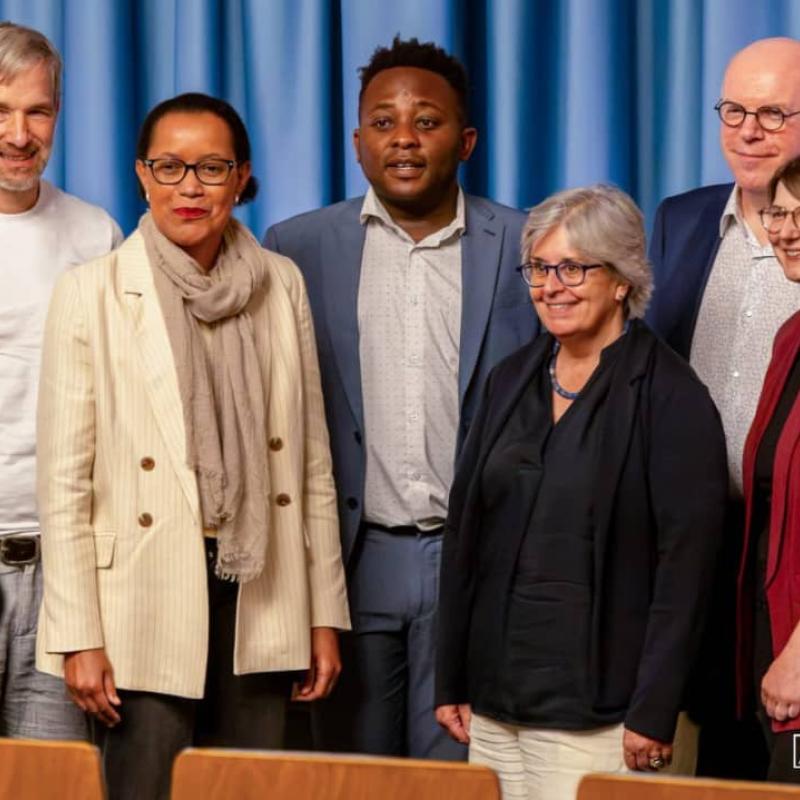 La ministre d'État Raïssa Malu représente la RDC à la première européenne du documentaire Seeds of Science, à Essen, en Allemagne