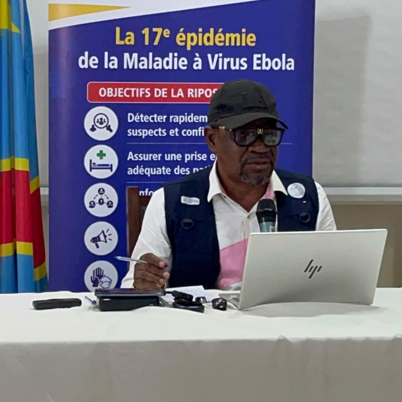 Docteur Adelar Lofongola, responsable des opérations de la riposte