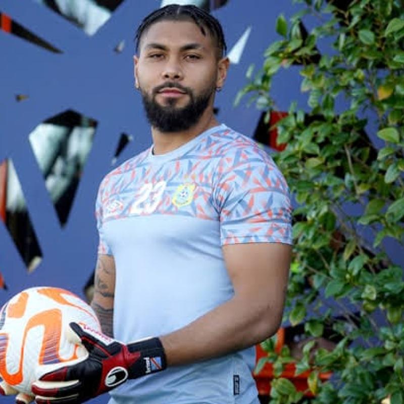 Le Léopards congolais Dimitry Bertaud,  gardien de Forge FC, au Canada