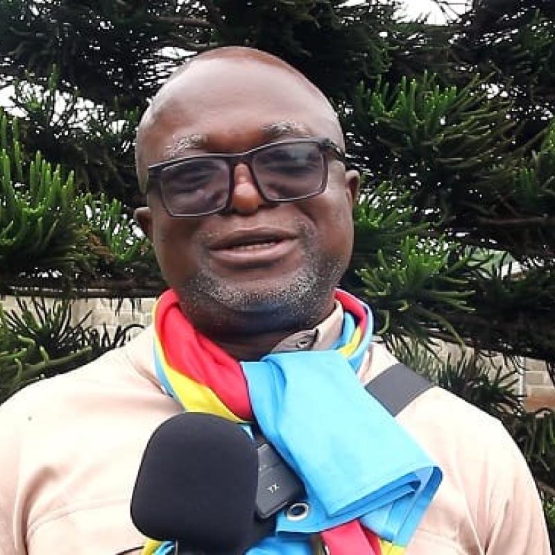 Josué Aruna, directeur de Congo Basin Conservation Society et ambassadeur du Bassin du Congo