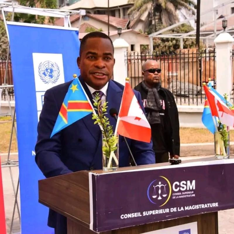 Le président de la Cour constitutionnelle Dieudonné Kamuleta [photo d'illustration]