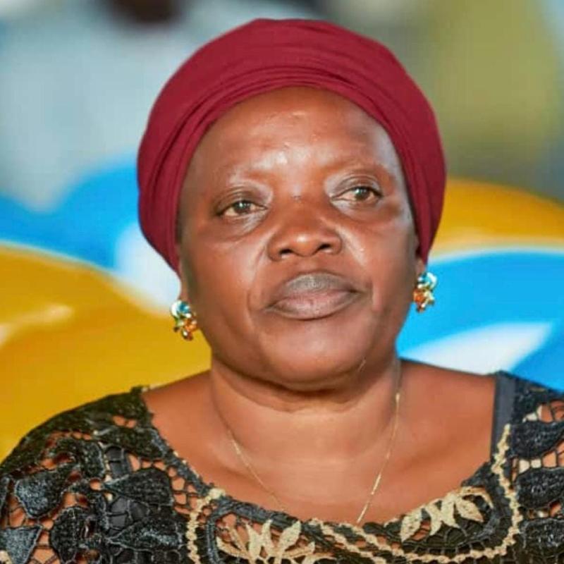 Liberata Buratwa Rubumba,  présidente de l’organisation PACOFEDI