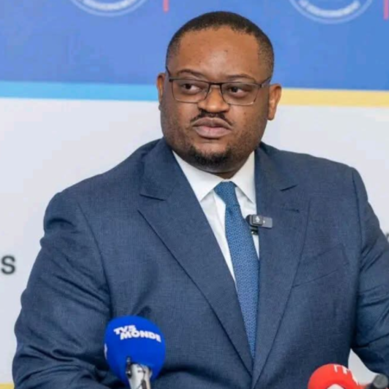 Doudou Fwamba,  ministre des Finances en RDC