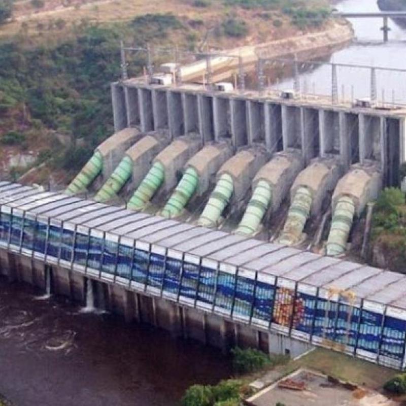 La Centrale hydroélectrique de Grand Katende, dont les travaux de construction avancent dans le cadre de la première émission d’Eurobond de la RDC [photo d'illustration]