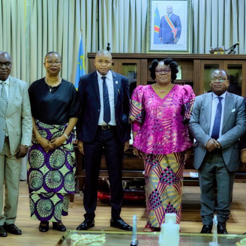 La délégation congolaise à la 17ᵉ session de la Conférence annuelle du Comité exécutif de l'IUCEA présente à la ministre de l’ESURS les principales conclusions de sa mission à Nairobi,  au Kenya [photo d'illustration]